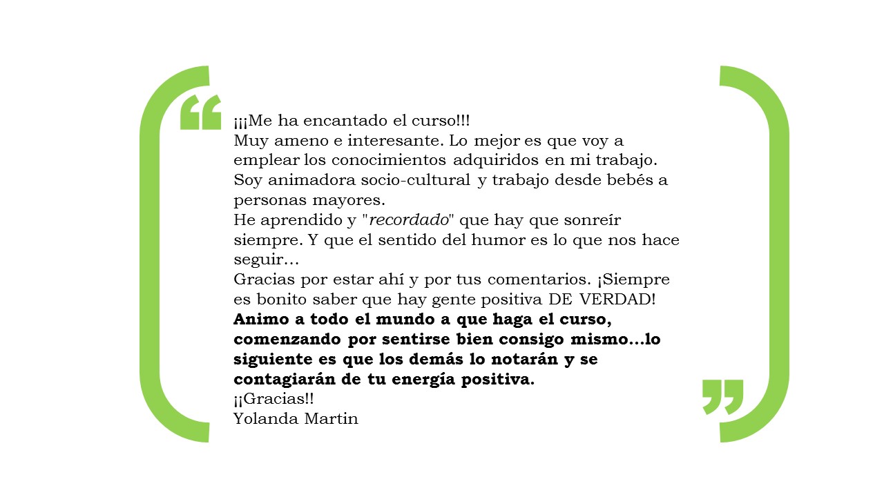 opinion alumna curso online psicologia positiva